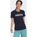 Blaue adidas Sportswear Nachhaltige T-Shirts für Damen Größe S 