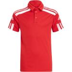 Rote adidas Squadra Kinderpoloshirts & Kinderpolohemden Größe 176 