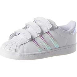 adidas Jungen Unisex Kinder Superstar Sneaker, Footwear White/Footwear White/Footwear White, 28 EU