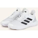 Reduzierte Weiße adidas Adizero Herrentennisschuhe aus Mesh 