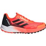 Orange adidas Terrex Agravic Flow Trailrunning Schuhe Orangen aus Gummi für Herren Größe 46 
