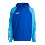 Blaue adidas Tiro 23 Sportjacken & Trainingsjacken aus Polyester Größe 3 XL Große Größen 
