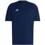 Blaue Klassische Kurzärmelige adidas Tiro 23 T-Shirts aus Baumwolle Größe XL 