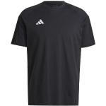 Schwarze Kurzärmelige adidas Tiro 23 T-Shirts aus Baumwolle Größe L 