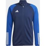 Blaue Atmungsaktive adidas Tiro 23 Sportjacken & Trainingsjacken aus Polyester 