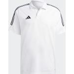Weiße Kurzärmelige adidas Tiro 23 Kurzarm Poloshirts aus Polyester Größe XL 