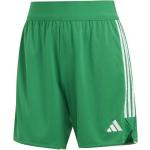 Grüne Atmungsaktive adidas Tiro 23 Trainingsshorts aus Polyester für Damen Größe XXS 