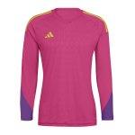 Pinke adidas Tiro 23 V-Ausschnitt Kindersportshirts & Kindertrainingsshirts aus Polyester Größe 140 