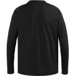 Schwarze Langärmelige adidas Tiro 23 V-Ausschnitt Kindersportshirts & Kindertrainingsshirts aus Polyester Größe 140 
