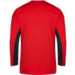 Rote Langärmelige Atmungsaktive adidas Tiro 23 V-Ausschnitt Torwarttrikots aus Polyester Größe M 