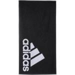 Schwarze adidas Handtücher aus Baumwolle 70x140 