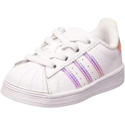 adidas Unisex-Kinder Superstar El I Sneaker, Weiß (Ftwr White/Ftwr White/Ftwr White), 25.5 EU