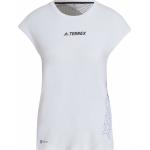 Reduzierte Weiße adidas Terrex Agravic Damensportshirts aus Polyester Größe L 