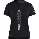 Reduzierte Schwarze adidas Terrex Agravic Damensportshirts aus Polyester Größe M 