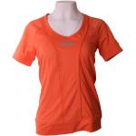 adidas x Stella McCartney Run Perf Tee Shirt funktionelles Damen Fitness-Shirt mit Cut-Out Orange, Größe:L