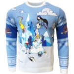 Adventure Time Weihnachtspullover & Christmas Sweater für Herren Größe L 