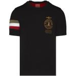 Schwarze Kurzärmelige AERONAUTICA MILITARE T-Shirts für Herren 