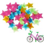 Purpurfarbene Fahrrad Reflektoren aus Kunststoff 