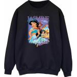 Aladdin, Damen, Pullover, Womens/Ladies Jasmine Montage Sweatshirt, Schwarz, (XL)