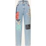 Alanui Destroyed Jeans The 12 Signs blau
