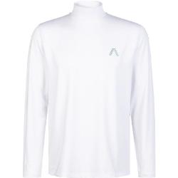 Alberto Herren T-Shirts Longsleeve, Jersey DryComfort, weiß
