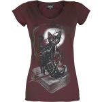 Rote Streetwear Alchemy England Rundhals-Auschnitt T-Shirts Länder aus Baumwolle für Damen Größe 3 XL Große Größen 