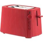 Rote Alessi Toaster aus Edelstahl 