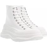 Weiße Alexander McQueen Hohe Sneaker aus Leder für Damen Größe 39,5 