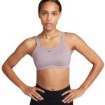 Reduzierte Lila Atmungsaktive Nike Sport BHs aus Elastan gepolstert für starken Halt für Damen Größe S 