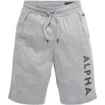 Reduzierte Graue Alpha Industries Inc. Shorts & kurze Hosen aus Jersey für Herren Größe 3 XL Große Größen 
