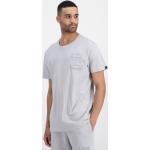 Graue Alpha Industries Inc. Oversize Shirts maschinenwaschbar für Herren Größe M 