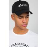 Schwarze Alpha Industries Inc. Trucker Caps aus Baumwolle für Herren Einheitsgröße 