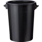 Alpha Kunststoff Tonne schwarz Inhalt 100 Liter
