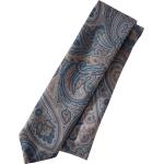 Rostbraun Paisley Klassische Schmale Krawatten aus Seide für Herren 