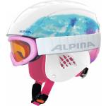 Alpina Carat Set Skihelm inklusive Skibrille (54-58 cm, 51 periwinkle inkl. Ruby S)