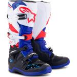 Alpinestars Tech 7 Motocross Stiefel, schwarz-weiss-blau, Größe 45 46