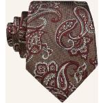 Reduzierte Cognacfarbene Paisley Altea Schmale Krawatten aus Seide für Herren Einheitsgröße 