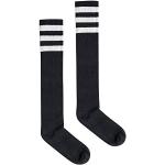 American Apparel Damen Stripe Knee-High Socken, schwarz/weiß, Einheitsgröße