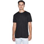 American Apparel Unisex Blend Rundhalsausschnitt, kurzärmelig, USA-Kollektion T-Shirt, Tri-Black, M
