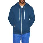 American Apparel Unisex-Erwachsene Flex Fleece Long Sleeve Zip Hoodie Kapuzenpulli, ozeanblau, Small