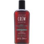 Reduzierte American Crew 3 in 1 Shampoo 250 ml mit Jojobaöl für  alle Haartypen für Herren 