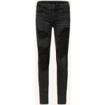 Reduzierte Schwarze American Eagle Ripped Jeans aus Elastan für Damen Größe XS 
