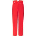 Reduzierte Rote Ami Paris Straight Leg Jeans für Damen Größe XS 