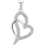 Bunte Romantische Amor Ringe mit Herz aus Silber für Damen zur Party 