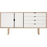 Andersen Furniture S6 Sideboard Fronten weiß alpinoweiß BxHxT 163x80x43cm
