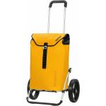 Gelbe Einkaufstrolleys & Einkaufswagen aus Polyester wasserdicht 