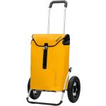 Gelbe Einkaufstrolleys & Einkaufswagen aus Polyester klappbar für Damen 