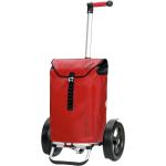 Rote Einkaufstrolleys & Einkaufswagen aus Polyester wasserdicht 