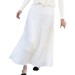 Cremefarbene Gepunktete Klassische Mini Festliche Röcke aus Jersey für Damen Größe 3 XL 