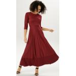 Rote Casual 3/4-ärmelige ANISTON Maxi Maxikleider & lange Kleider aus Polyester maschinenwaschbar für Damen Größe XL 
